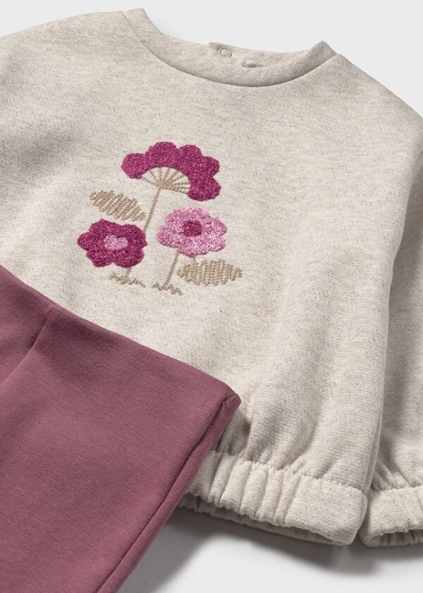 Baby legging and bell sleeve jumper set