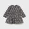 Baby print fleece dress