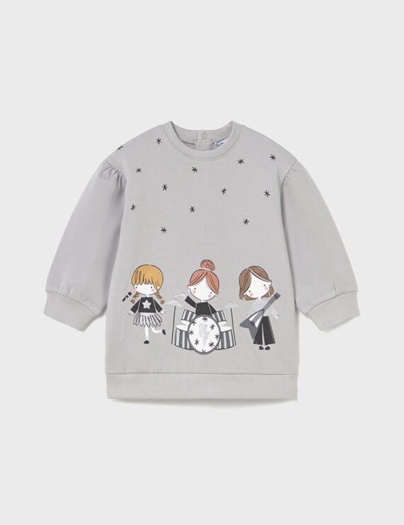 Baby print dress