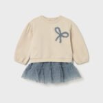 Baby tulle skirt and jumper set