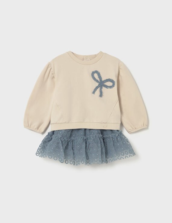 Baby tulle skirt and jumper set