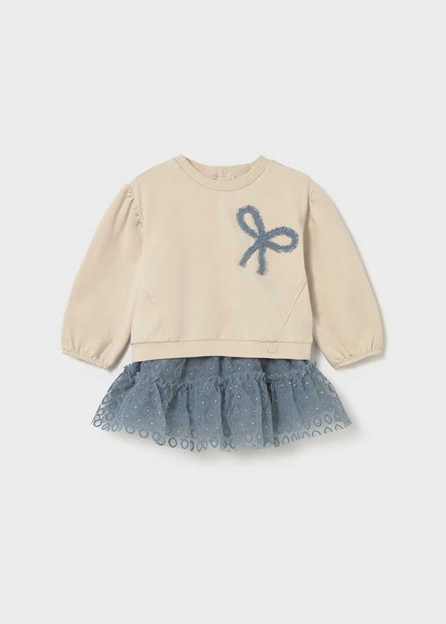 Baby tulle skirt and jumper set