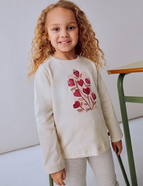 Girls print T-shirt