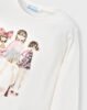 Girls doll motif shirt