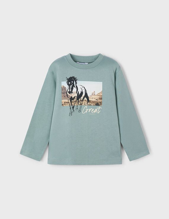 Boy print t-shirt