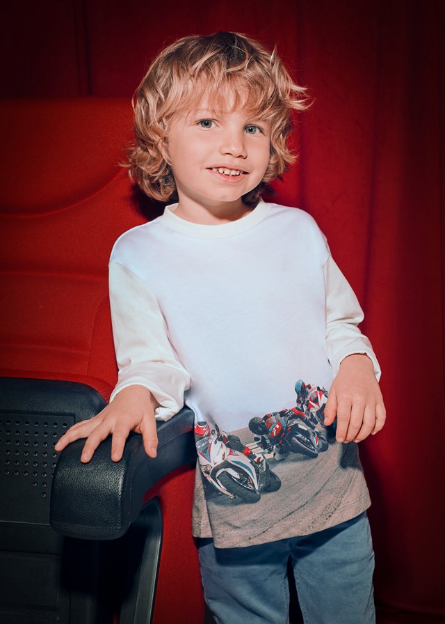 Boy print t-shirt
