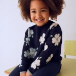 Girls jacquard jumper