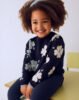 Girls jacquard jumper
