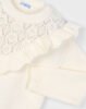 Girls openwork knit jumper