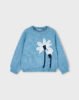 Girls flower appliqué jumper