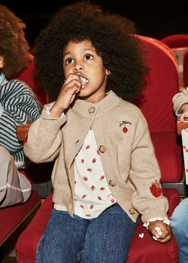 Girls knitted cardigan