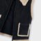 Girls contrast sheepskin gilet