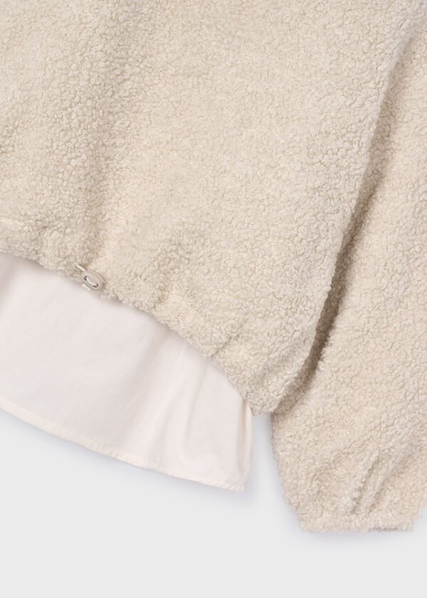 Girls combined wool jumper