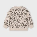 Girls ruffle sleeved jumper
