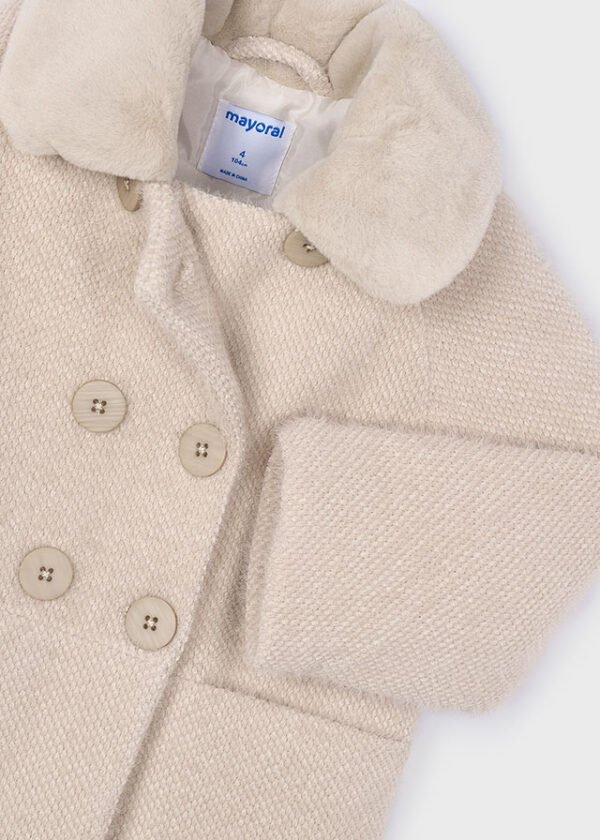Girls fur coat