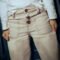 Girls twill trousers