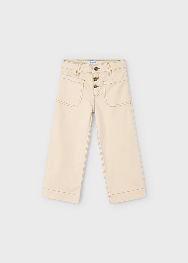Girls twill trousers