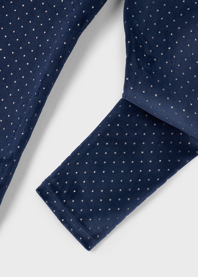 Girl velvet leggings