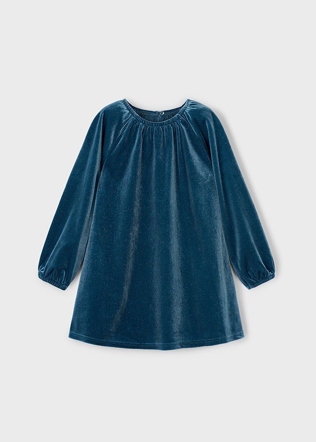 Girls velvet dress