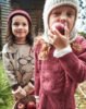 Girls knitted skirt and jumper set