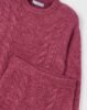 Girls knitted skirt and jumper set