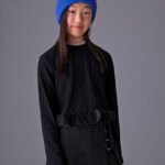 Girls ruffle hemmed T-shirt