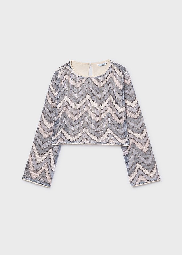 Girls sequin top
