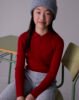 Girls knitted polo shirt