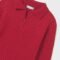 Girls knitted polo shirt