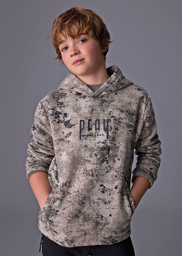Boy print hoodie Better Cotton