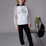 Unisex contrast tracksuit