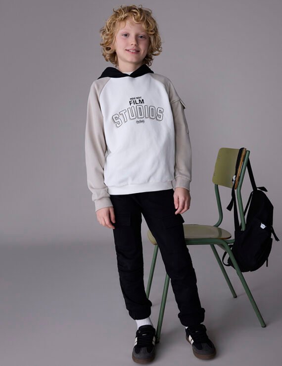 Unisex contrast tracksuit