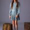Girls pleated crepe dress