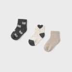 Back of 3 socks baby