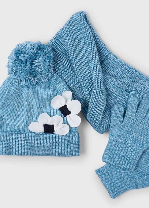 Girls 3 piece scarf set