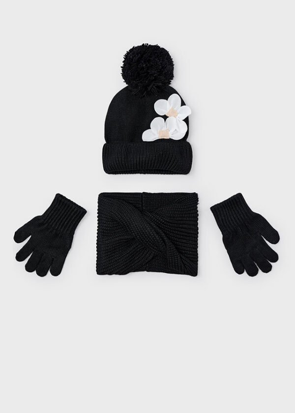 Girls 3 piece scarf set