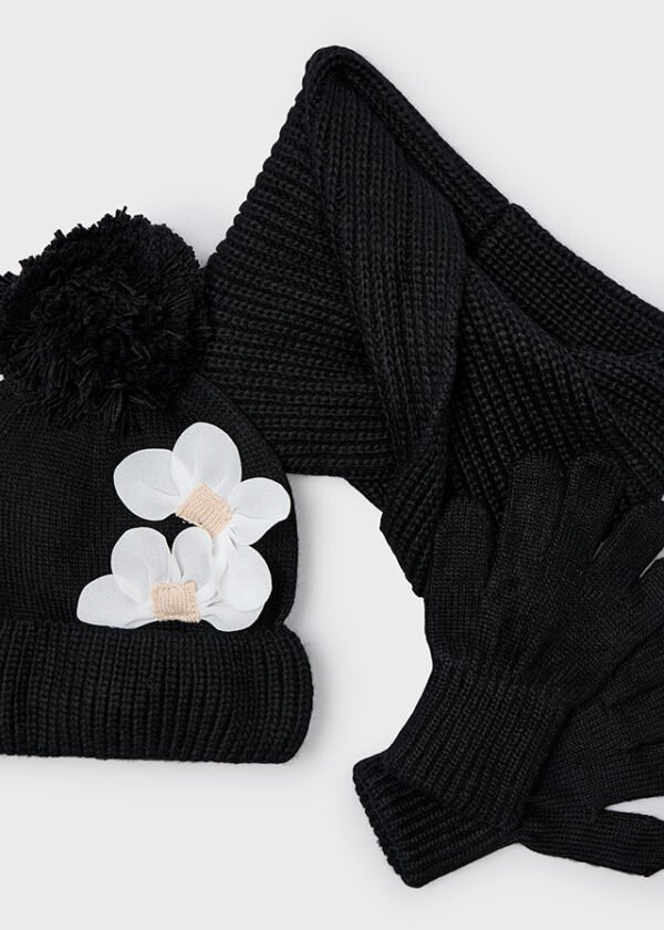 Girls 3 piece scarf set