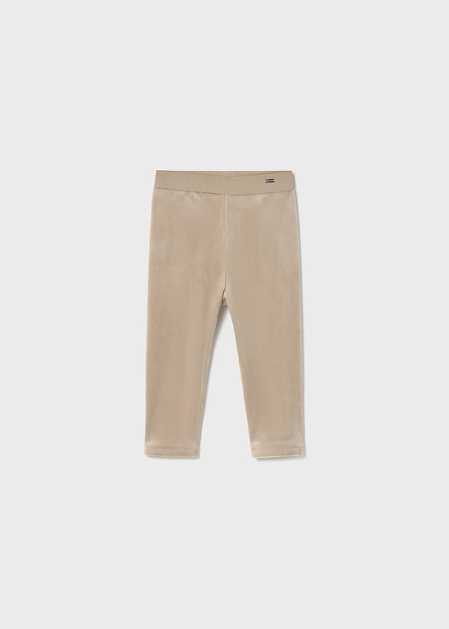 Velvet leggings baby girl