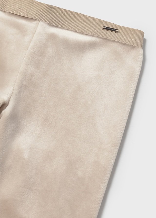 Velvet leggings baby girl