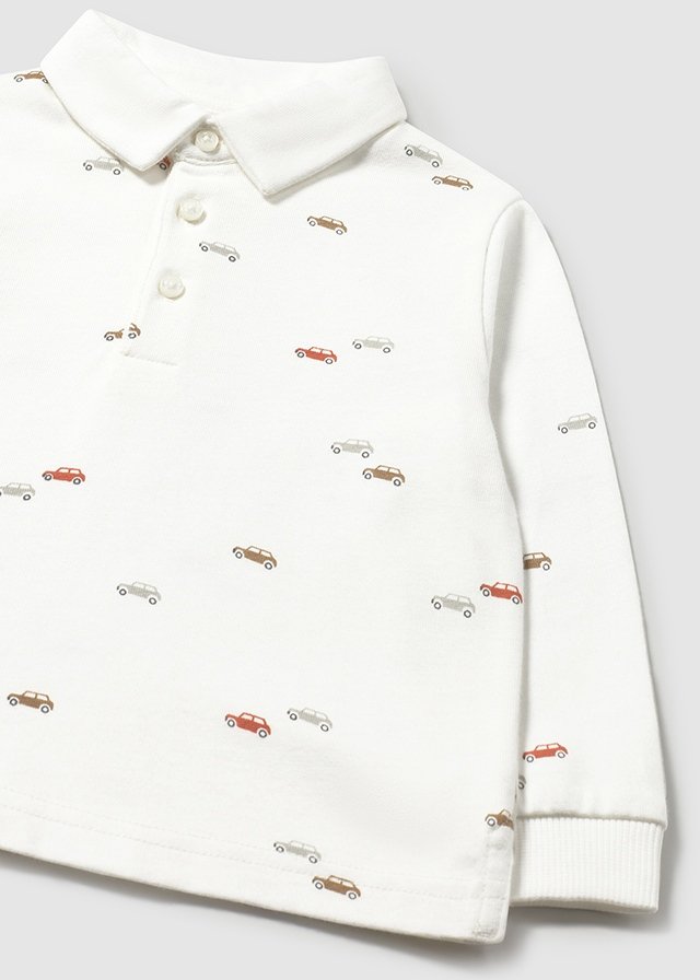 Baby print polo shirt