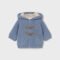 Newborn lined knitted cardigan