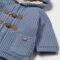 Newborn lined knitted cardigan