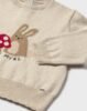 Baby animal motif jumper