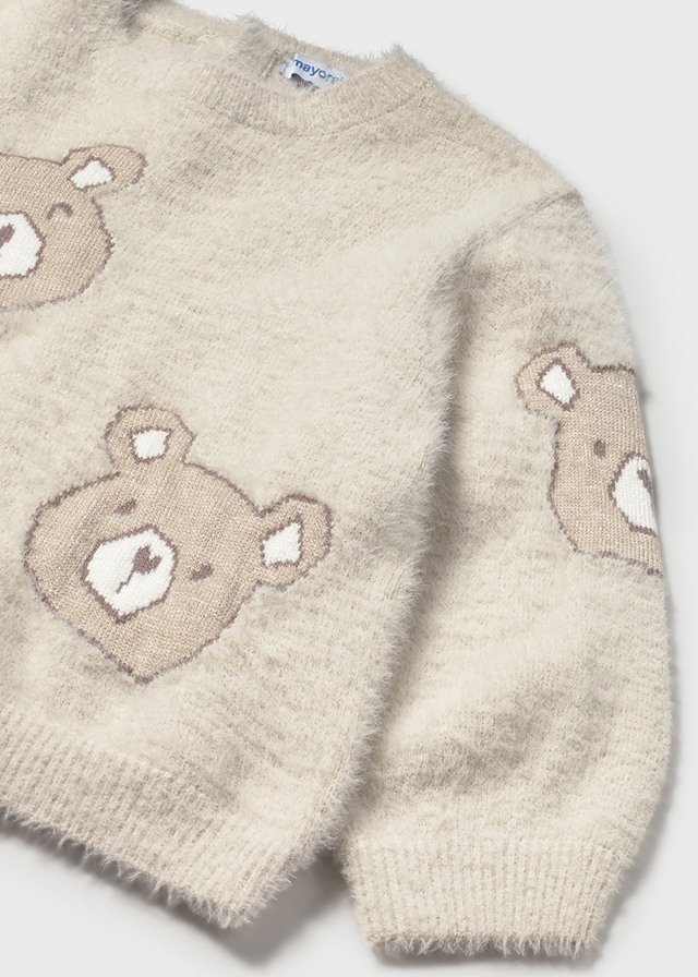 Baby teddy bear jumper
