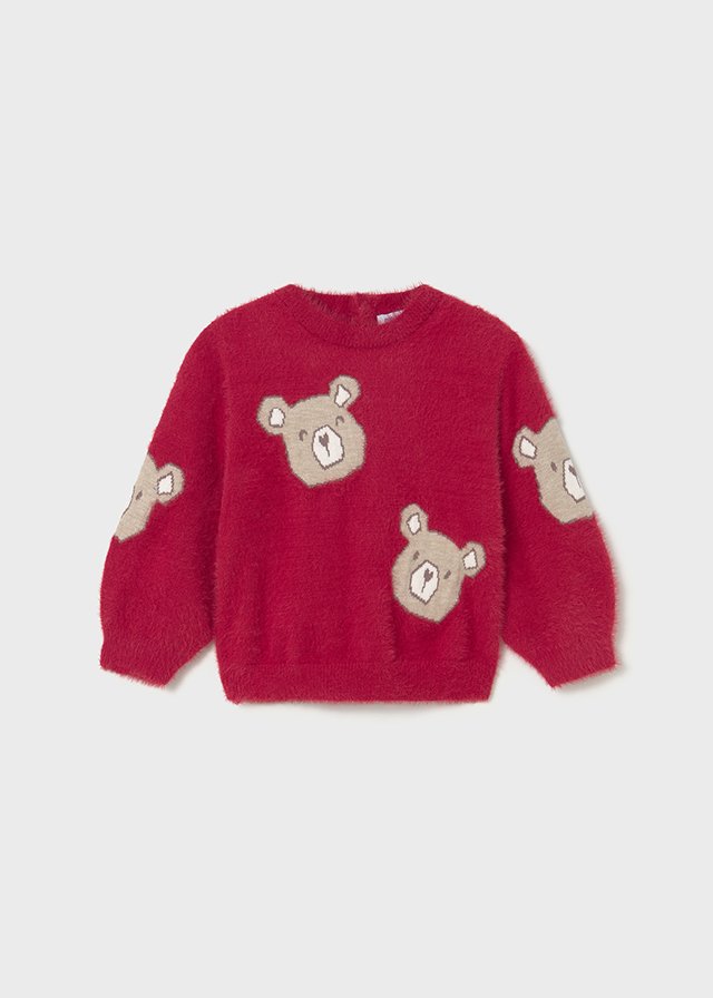 Baby teddy bear jumper