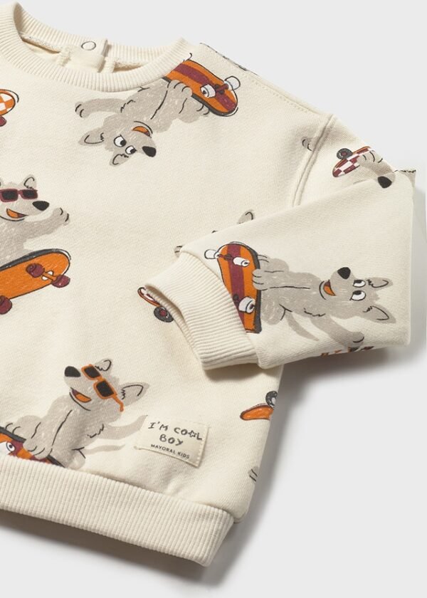 Baby printed jumper