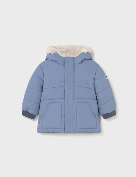 Baby fur lined coat