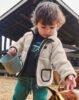 Baby sheepskin zip hoody
