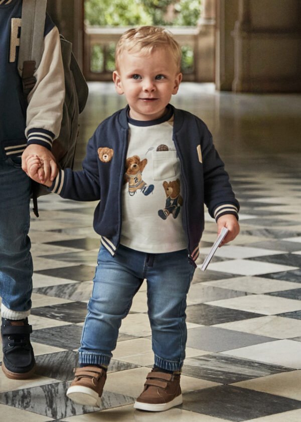 Baby jeans with adjustable waist