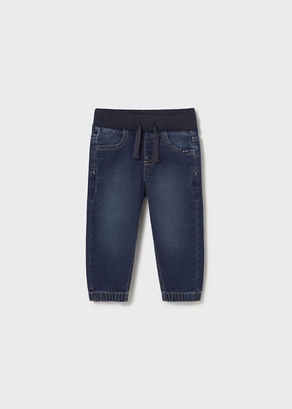 Baby jeans with adjustable waist